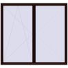 Pricing Tilt-and-Turn 2600x2400 mm REHAU OPTIMUM EURO-DESIGN 70 CHOCOLATE_BROWN two-sided