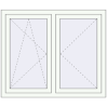Pricing Tilt-and-Turn 1200x1000 mm REHAU OPTIMUM EURO-DESIGN 70 RAL 9016 Traffic white two-sided