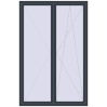 Pricing Tilt-and-Turn 1500x2300 mm REHAU ENERGY-SAVING SYNEGO MD ANTHRACITE_GREY_STRUKTURAL external