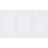 Pricing Tilt-and-Turn 2420x1420 mm REHAU OPTIMUM EURO-DESIGN 70 RAL 9016 Traffic white two-sided