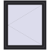 Pricing Tilt-and-Turn 1000x1150 mm REHAU ENERGY-SAVING SYNEGO MD BLACK_ULTI-MATT two-sided