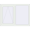 Pricing Tilt-and-Turn 1300x950 mm REHAU OPTIMUM EURO-DESIGN 70 RAL 9016 Traffic white two-sided