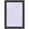 Pricing Tilt-and-Turn 950x1350 mm REHAU OPTIMUM EURO-DESIGN 70 ANTHRACITE_GREY_GLATT two-sided