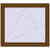 Pricing Tilt-and-Turn 1200x1060 mm REHAU ENERGY-SAVING SYNEGO MD WALNUT external