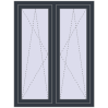 Ustalenie cen Okna skrzydłowe 1050x1400 mm REHAU ENERGY-SAVING SYNEGO MD ANTHRACITE_GREY_STRUKTURAL zewnętrzny