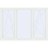 Pricing Tilt-and-Turn 2200x1500 mm REHAU OPTIMUM EURO-DESIGN 70 RAL 9016 Traffic white two-sided