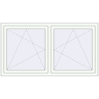 Pricing Tilt-and-Turn 1670x890 mm REHAU OPTIMUM EURO-DESIGN 70 RAL 9016 Traffic white two-sided