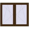 Ustalenie cen Okna skrzydłowe 1500x1205 mm REHAU ENERGY-SAVING SYNEGO MD DARK_OAK zewnętrzny