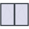 Pricing Tilt-and-Turn 2600x2100 mm KORSA ENERGY-SAVING REHAU SYNEGO MD