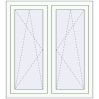 Pricing Tilt-and-Turn 1000x1116 mm REHAU OPTIMUM EURO-DESIGN 70 RAL 9016 Traffic white two-sided