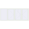 Pricing Tilt-and-Turn 3300x1420 mm REHAU OPTIMUM EURO-DESIGN 70 RAL 9016 Traffic white two-sided