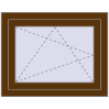 Pricing Tilt-and-Turn 760x600 mm REHAU OPTIMUM EURO-DESIGN 70 WALNUT external