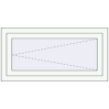 Pricing Tilt-and-Turn 1000x500 mm REHAU OPTIMUM EURO-DESIGN 70 RAL 9016 Traffic white two-sided