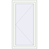 Pricing Tilt-and-Turn 800x1500 mm REHAU OPTIMUM EURO-DESIGN 70 RAL 9016 Traffic white two-sided