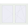 Pricing Tilt-and-Turn 1600x1200 mm REHAU OPTIMUM EURO-DESIGN 70 RAL 9016 Traffic white two-sided