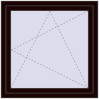 Pricing Tilt-and-Turn 1000x1000 mm REHAU OPTIMUM EURO-DESIGN 70 CHOCOLATE_BROWN external