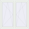 Pricing Tilt-and-Turn 1400x1400 mm REHAU ENERGY-SAVING SYNEGO MD RAL 9016 Traffic white two-sided