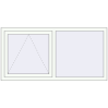 Pricing Tilt-and-Turn 1600x800 mm REHAU OPTIMUM EURO-DESIGN 70 RAL 9016 Traffic white two-sided
