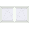Pricing Tilt-and-Turn 1500x850 mm REHAU OPTIMUM EURO-DESIGN 70 RAL 9016 Traffic white two-sided