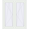 Pricing Tilt-and-Turn 1040x1250 mm REHAU BRILLANT DESIGN RAL 9016 Traffic white two-sided