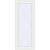 Pricing Tilt-and-Turn 700x1800 mm REHAU OPTIMUM EURO-DESIGN 70 RAL 9016 Traffic white two-sided