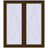 Ustalenie cen Okna skrzydłowe 1350x1565 mm REHAU ENERGY-SAVING SYNEGO MD DARK_OAK zewnętrzny