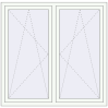 Pricing Tilt-and-Turn 1465x1435 mm REHAU OPTIMUM EURO-DESIGN 70 RAL 9016 Traffic white two-sided