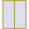 Pricing Okna skrzydłowe 2000x2400 mm ALU STANDARD 72 RAL 1005 Honey yellow dwustronny