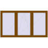 Pricing Tilt-and-Turn 2400x1350 mm REHAU OPTIMUM EURO-DESIGN 70 GOLDEN OAK two-sided