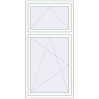 Pricing Tilt-and-Turn 900x1800 mm REHAU BRILLANT DESIGN RAL 9016 Traffic white two-sided