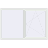 Pricing Tilt-and-Turn 2300x1500 mm REHAU OPTIMUM EURO-DESIGN 70 RAL 9016 Traffic white two-sided