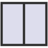 Pricing Tilt-and-Turn 1059x995 mm REHAU OPTIMUM EURO-DESIGN 70 BLACK_STRUCTURAL two-sided