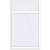 Pricing Tilt-and-Turn 1100x1800 mm REHAU ENERGY-SAVING SYNEGO MD RAL 9016 Traffic white two-sided