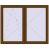 Pricing Okna skrzydłowe 1750x1420 mm REHAU OPTIMUM EURO-DESIGN 70 WALNUT dwustronny