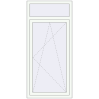 Pricing Tilt-and-Turn 790x1700 mm REHAU OPTIMUM EURO-DESIGN 70 RAL 9016 Traffic white two-sided