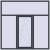 Pricing Tilt-and-Turn 1800x1800 mm REHAU OPTIMUM EURO-DESIGN 70 ANTHRACITE_GREY_STRUKTURAL two-sided