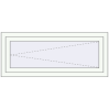 Pricing Tilt-and-Turn 1200x500 mm REHAU BRILLANT DESIGN RAL 9016 Traffic white two-sided