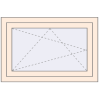 Pricing Tilt-and-Turn 900x560 mm REHAU OPTIMUM EURO-DESIGN 70 CREAME_WHITE_50L-2 external