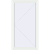 Pricing Tilt-and-Turn 1140x2140 mm REHAU RENOVATION EURO 70 RAL 9016 Traffic white two-sided