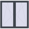 Pricing Tilt-and-Turn 1650x1600 mm EPSILON OPTIMA ANTHRACITE_GREY_STRUKTURAL two-sided