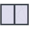 Pricing Tilt-and-Turn 2000x1500 mm REHAU OPTIMUM EURO-DESIGN 70 ANTHRACITE_GREY_STRUKTURAL external
