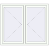 Pricing Tilt-and-Turn 1400x1200 mm REHAU OPTIMUM EURO-DESIGN 70 RAL 9016 Traffic white two-sided