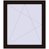 Pricing Tilt-and-Turn 1140x1300 mm REHAU ENERGY-SAVING SYNEGO MD BLACK_BROWN two-sided