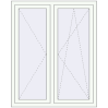Pricing Tilt-and-Turn 1150x1420 mm REHAU OPTIMUM EURO-DESIGN 70 RAL 9016 Traffic white two-sided
