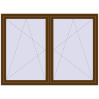 Pricing Tilt-and-Turn 1900x1400 mm REHAU OPTIMUM EURO-DESIGN 70 WALNUT two-sided