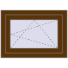 Pricing Tilt-and-Turn 700x500 mm REHAU OPTIMUM EURO-DESIGN 70 WALNUT two-sided