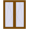 Ustalenie cen Okna skrzydłowe 1320x1595 mm REHAU ENERGY-SAVING SYNEGO MD GOLDEN OAK dwustronny