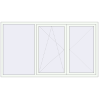 Pricing Tilt-and-Turn 2300x1300 mm REHAU OPTIMUM EURO-DESIGN 70 RAL 9016 Traffic white two-sided