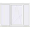 Pricing Tilt-and-Turn 1800x1400 mm REHAU BRILLANT DESIGN RAL 9016 Traffic white two-sided