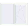 Pricing Tilt-and-Turn 1600x1270 mm REHAU OPTIMUM EURO-DESIGN 70 RAL 9016 Traffic white two-sided